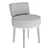 Modern Brown Dining Chair 3D model small image 5