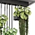 Metal Box Hanging Plants Set 3D model small image 2