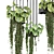 Metal Box Hanging Plants Set 3D model small image 3