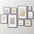 Modern Picture Frames Set Collection 3D model small image 3