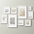 Modern Picture Frames Set Collection 3D model small image 8