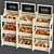 3-Tier Wooden Crate Display Stand 3D model small image 9