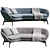 Modern Minotti Sofa Russell 2013 3D model small image 1