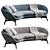 Modern Minotti Sofa Russell 2013 3D model small image 2