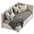 Avalon Corner Storage Bed 381 3D model small image 3