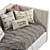 Avalon Corner Storage Bed 381 3D model small image 5