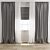 Vintage Curtain 3D Model Collection 3D model small image 1