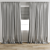 Vintage Curtain 3D Model Collection 3D model small image 3