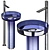 Vallvé NILO Basin Fixture 3D model small image 2