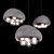 Modern Bubbles Pendant Lamp 3D model small image 4