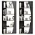Sleek Modern Bookshelf for Corona 3D model small image 1