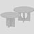 Cazarina Dining Tables Set 3D model small image 3