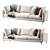 Adams 3-Seat Sofa 2013 3D model small image 1