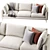 Adams 3-Seat Sofa 2013 3D model small image 2