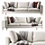 Adams 3-Seat Sofa 2013 3D model small image 4