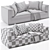 Sleek and Stylish Flex Form Perry Sofa 3D model small image 4