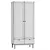  Roshal 2 Wood Wardrobe Cabinet 3D model small image 3