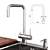 Gerhans Stainless Steel Kitchen Sink 3D model small image 5