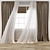 Breezy Curtain CG Asset Pack 3D model small image 8