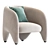 Modern Armchair Yuzu 2016 Model 3D model small image 1