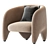 Modern Armchair Yuzu 2016 Model 3D model small image 3