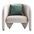 Modern Armchair Yuzu 2016 Model 3D model small image 4