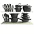 Compact Pot and Pan Storage 3D model small image 4