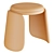 Henge Tripartite Stool | Стул 3D model small image 2