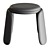Henge Tripartite Stool | Стул 3D model small image 4