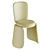 Elegant Modular Henge Chair 3D model small image 2