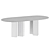 Oval Dining Table by Monitillo 3D model small image 3