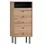 Acacia Small Chest Drawers 3Ds Max 3D model small image 1