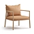 Elegant Vergés Bogart Chair 3D model small image 1