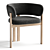 Elegant Bay Dining Armchair in 3D 3D model small image 5