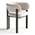 Elegant Bay Dining Armchair in 3D 3D model small image 6