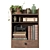 Vintage Bookshelf Shelf 3D model small image 2