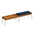 Galoya Woven Bench Collection 3D model small image 3