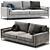 Modern Eilersen Lift Sofa 3D 3D model small image 2