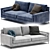 Modern Eilersen Lift Sofa 3D 3D model small image 3