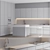 Modern Kitchen Setup: Miele, Gessi 3D model small image 6