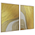 Contemporary Abstract Art Set 3D model small image 2