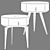 Modern Minimalist Bedside Table 3D model small image 3