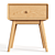 Miji Bedside Table by La Redoute 3D model small image 2