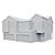 Low Poly American House 07 3D model small image 6