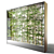Bamboo Glass Office Partition 3D model small image 4