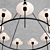 Designer J. Randall Powers' Hackney Chandelier 3D model small image 2