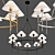 Designer J. Randall Powers' Hackney Chandelier 3D model small image 6
