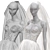 Wedding Mannequin Display Set 3D model small image 3