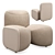 Kiss Slipper Chair: Sophisticated Elegance 3D model small image 1