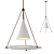 Prism Metal Designer Pendant Light 3D model small image 1